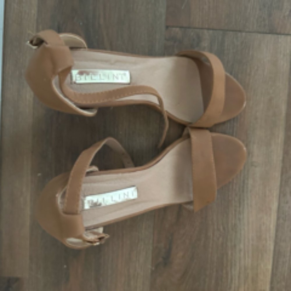 Tan Bellini Heels Size 6.5